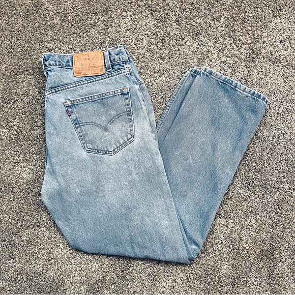 90s Levi’s 505 Straight Leg Jeans Size 36 - Picture 2 of 13